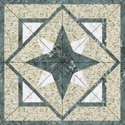 Outdoor Stone Floor Patchwork Tile