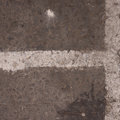 Ground asphalt belt pattern