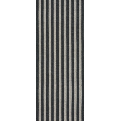 Black gray vertical strip carpet