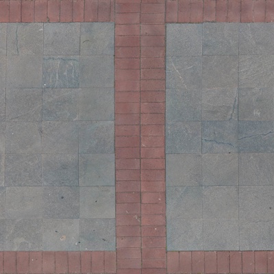 Square paved