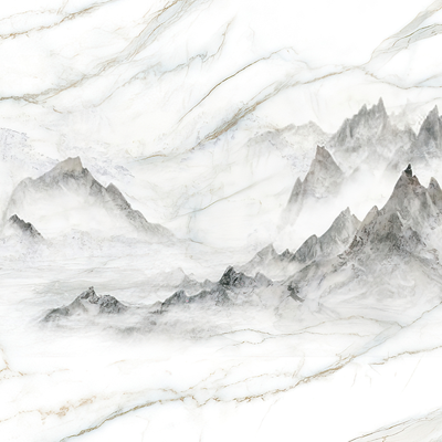 White landscape marble stone