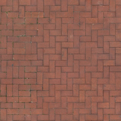 red permeable brick