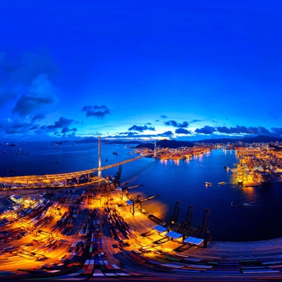 HDR City Night View, HDR Marina City