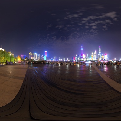 HDR Shanghai Night View