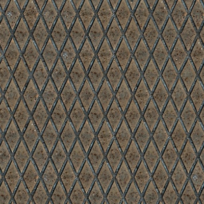 Seamless wrought iron sheet steel texture