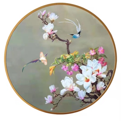 New Chinese Round Decorative Painting