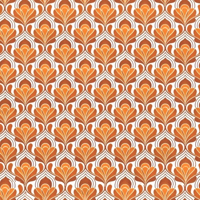 Seamless Modern Orange Geometric Line Texture Pattern Wallpaper Wall Cloth Wall Cloth