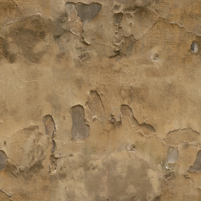 Damaged wall surface