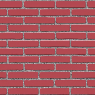 Seamless red brick wall exterior wall ground