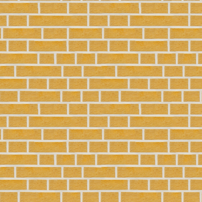 Seamless yellow brick wall exterior wall ground