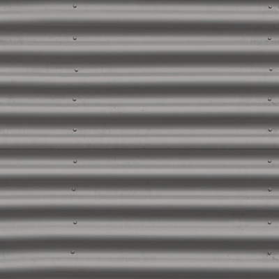 Seamless corrugated stainless steel sheet metal