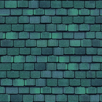 Seamless villa building roof asphalt tiles