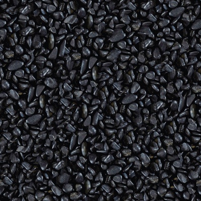 Seamless black gravel goose soft stone gravel ground