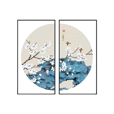 New Chinese Style Flower and Bird Combination Decorative Painting