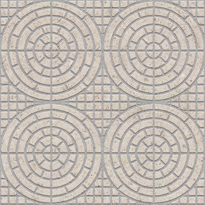 Seamless goose soft stone patchwork floor tile sidewalk road ground square paving