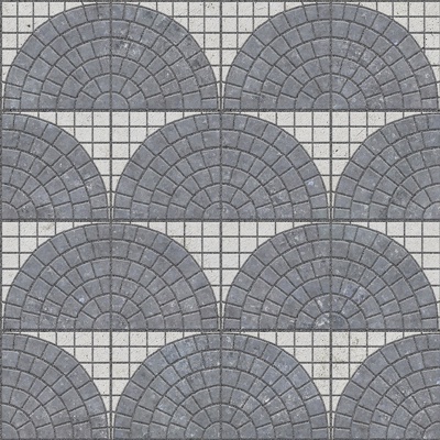 Seamless goose soft stone patchwork floor tile sidewalk road ground square paving