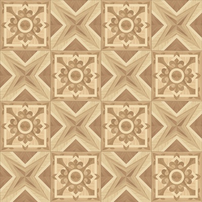 Seamless Geometric Parquet Textured Wood Floor
