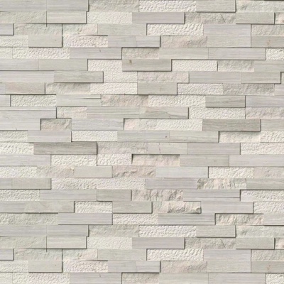 White brick wall exterior wall