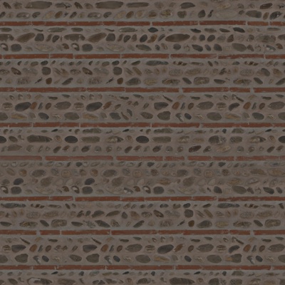 Patterned wall surface