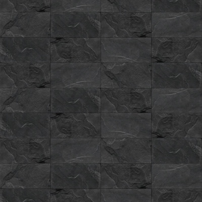 dark gray culture stone rock wall