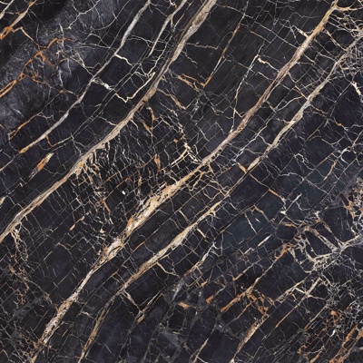 Italian Black Golden Flower Marble