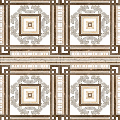 Seamless modern beige marble stone geometric stitching patchwork pattern ceramic tile floor tile wall tile