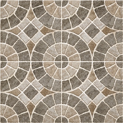 Seamless cement parquet floor tile pavement road ground square paving