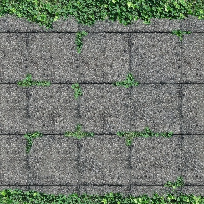 Seamless Park Permeable Brick Lawn Brick Grass Brick Parking Space Paving Paving