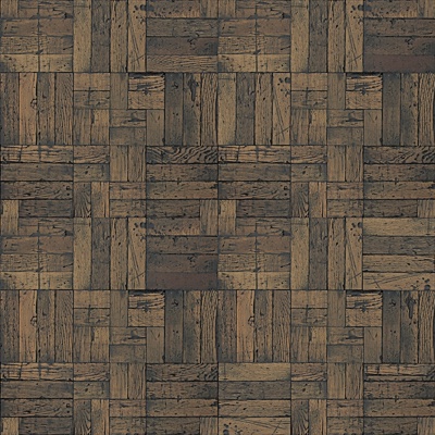 Seamless Geometric Square Parquet Pattern Textured Wood Floor