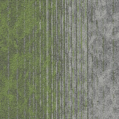 Green-gray gradient carpet