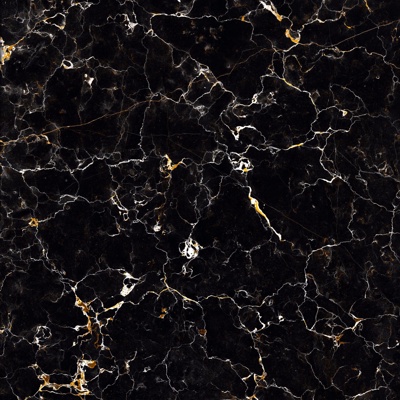 Black Golden Flower Marble