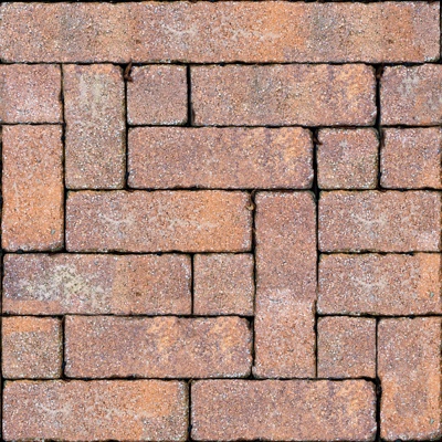 red brick paving