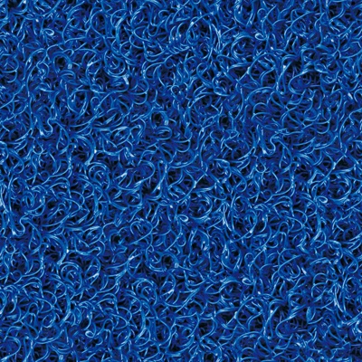 Seamless Modern Hotel Office Blue PVC Plush Full Carpet Floor Mat