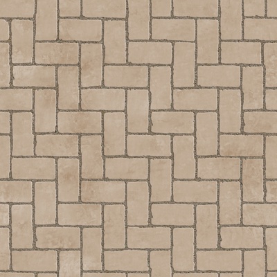 Seamless Beige Herringbone Pattern Concrete Floor Tile Sidewalk Road Ground Square Paving