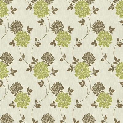 Seamless Green European Pastoral Style Floral Pattern Wallpaper Wall Cloth Wall Cloth