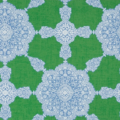 Chinese green pattern wallpaper