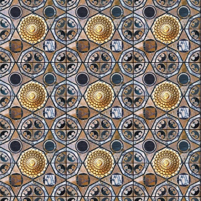 Seamless European style retro marble stone geometric mosaic pattern ceramic tile tile antique tile floor tile wall tile