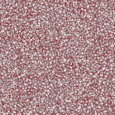 Red terrazzo