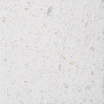 light gray terrazzo