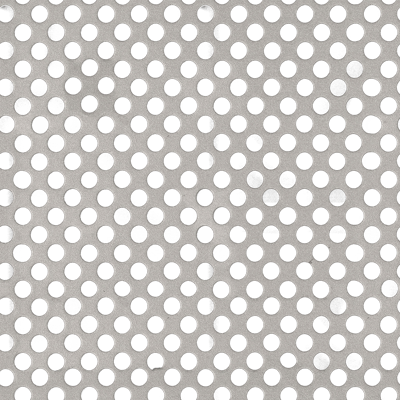 Seamless buckle free silver gray hollow punching plate perforated metal plate aluminum plate