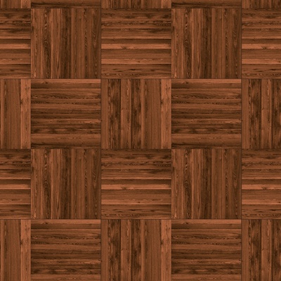 Seamless Geometric Square Parquet Pattern Textured Wood Floor