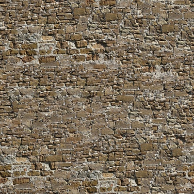 Seamless old damaged outdoor building rock stone wall brick wall