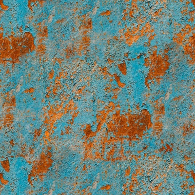 Seamless rust iron plate made of old metal plate