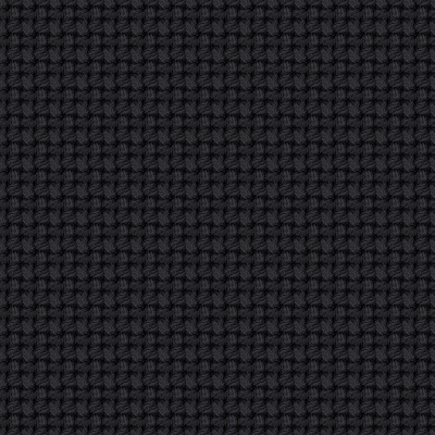 Seamless Black Knitted Linen Sisal Carpet Mat