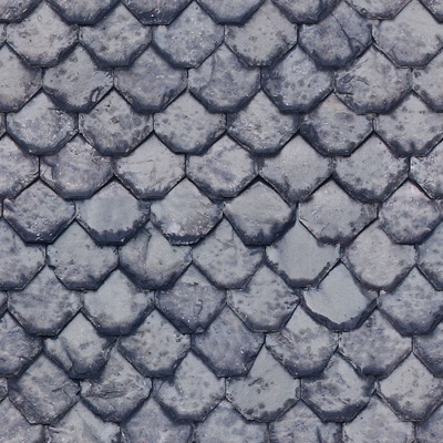 Seamless gray villa building roof Chinese antique slate tiles