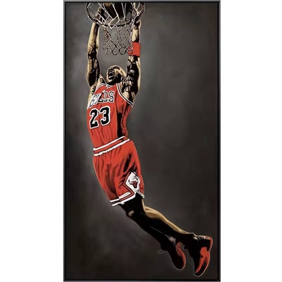 Basketball star decorative painting