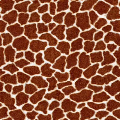 Seamless Giraffe Animal Fur Fur Leather Textured Faux Fur