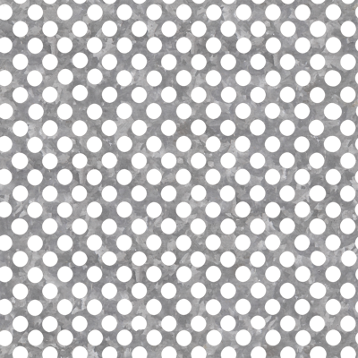 Seamless buckle free silver gray hollow punching plate perforated metal plate aluminum plate