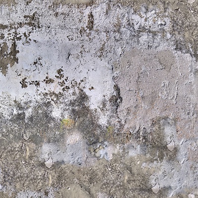 Seamless gray dirty old concrete cement wall