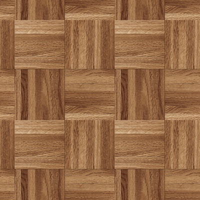 Seamless Geometric Square Parquet Pattern Textured Wood Floor